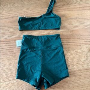 Green bikini set